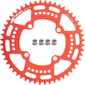 FOMTOR 104 BCD Chainring (30-52T) 7-12 Speed Compatible CNC 7075 Aluminum Narrow Wide Tooth Round Oval Chainrings for MTB/Road Bike Ebike Chainwheel Black/Red