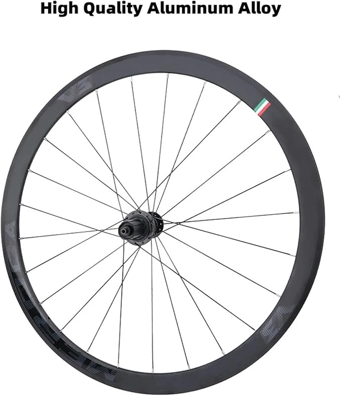 Road Bike Wheelset, Front 2 Rear 4 Bearing, V Brake 700C Aluminum Alloy Wheelset Wheel Riding Accessories