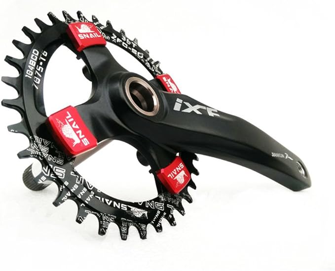 CYSKY 104 BCD Chainring 30T to 52T Narrow Wide Chainring with Sprocket Bolts for 1x Set-up Road Bike Mountain Bike BMX MTB Gravel Ebike