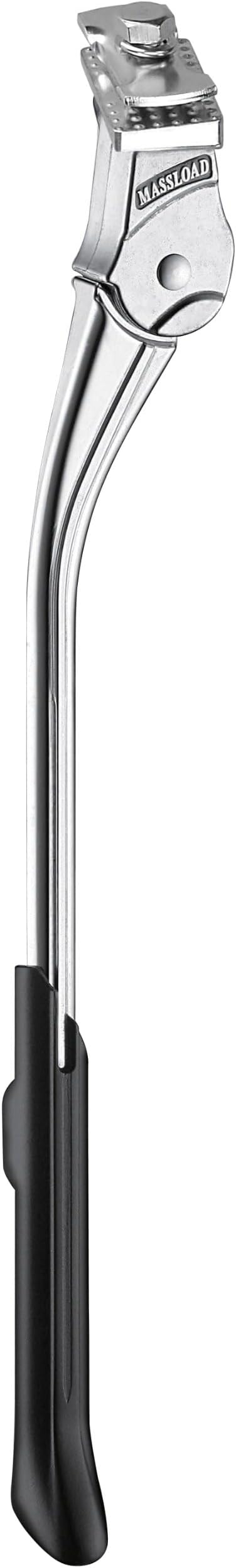 BV Rear Bike Stand for 24”-29” - Adjustable Bikes Kickstand for Adult Bike with Non-Slip Foot & Spring-Loaded Latch for Stable Any-Angle Stance - Bicycle Stand for Mountain, City & Hybrid Bikes
