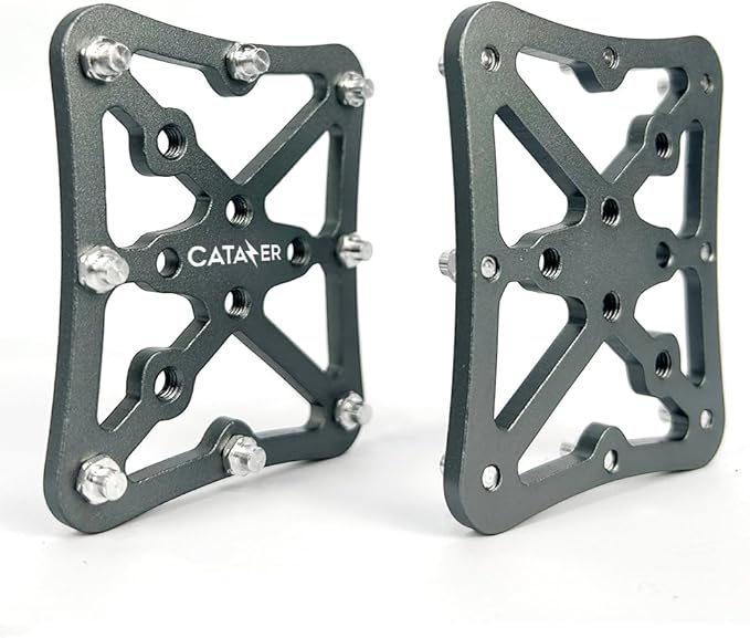Clipless Clip-in Platform Adapter Pedal for Shimano SPD Pedals Aluminum Alloy Bike Pedal Adapter