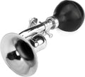 Coolrunner Bugle Horn, Retro Clown Horn, Kids Bike Horn, Classic Vintage Metal Twist Loudspeaker Siren Hooter Snail Air Horn for Vehicles Bicycles Golf Cart