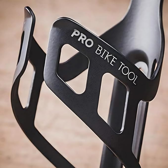 PRO BIKE TOOL Bike Water Bottle Holder - Lightweight and Strong Bicycle Cage with Secure Retention System , for Road Mountain Bikes (MTB) Universal