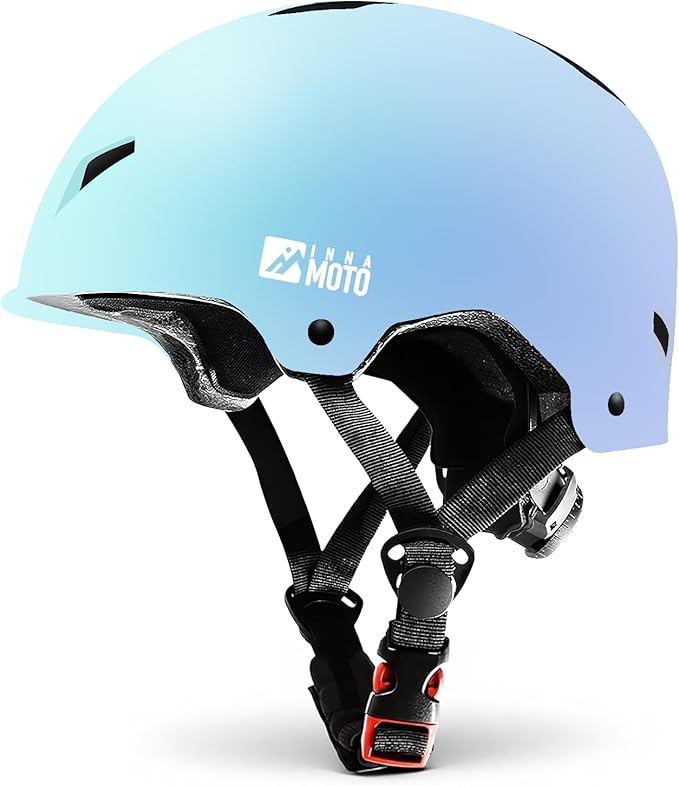 Skateboard Helmet for Adults - Adjustable Certified Safety Adults Helmet for Skateboarding Bike Bicycle Scooter Cycling Skate Skating Multisport Helmets for Women Men Boys Girls Kids Youth
