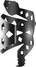 Portland Design Works Water Bottle Cage - Lightweight Water Bottle Holder for Bikes, RATTLESNEK KEJ, Black - Right Opening