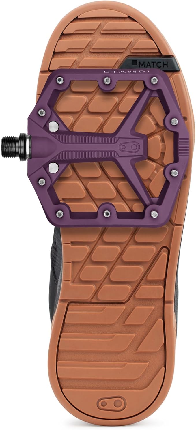 Crankbrothers Stamp Flat MTB Pedals - Size-Specific, Lightweight, Versatile, Durable Bike Pedals
