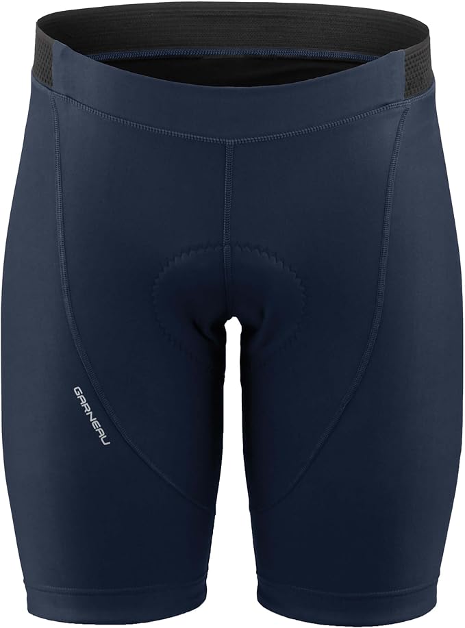 Garneau Fit Sensor 3 Padded Bike Shorts for Men, 9" Cycling Shorts, Enhanced Comfort for 2+ Hour Rides