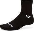 Swiftwick ASPIRE FOUR Trail Running, Cycling Crew Socks, Firm Compression Fit