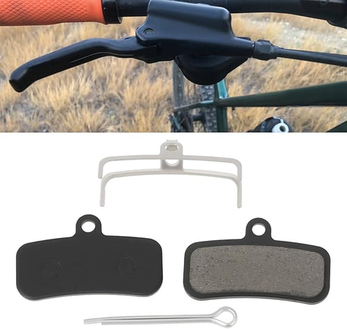 2 Pairs Resin Disc Brake Pad with Spring and Pin Q10Ys HD-M74 Q13RS Compatible with Tektro Orion 4