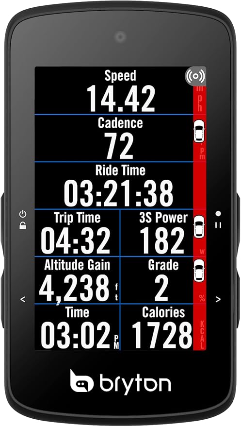 Bryton Rider 750SE GPS Bike/Cycling Computer. USA Version. Color Touchscreen, Pre-Loaded Maps, Online/Offline Navigation, Smart Trainer, Radar Support, 40hr Battery.