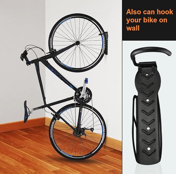 AceTaken Eletric Scooter Rack Wall Mount,Scooter Hangers for Indoor,Garage,Shed, Vertical Hook Holder for Bike,Electric Scooter,Kid Scooter, Heavy Duty Holds Up to 60 lbs