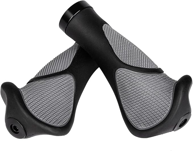 Bike Handlebar Grips, Soft Gel Inserts Shock Resistance Ergonomics Comfort Design,for MTB Bicycle Mountain Bike Grip