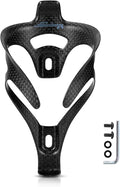 Ultra Light Carbon Fiber Bike Water Bottle Cage Holder for Road Bikes Mountain Gravel e Bike , for Diameter 70-74 mm Water Bottle, (Weight 16±2g) Black Matte