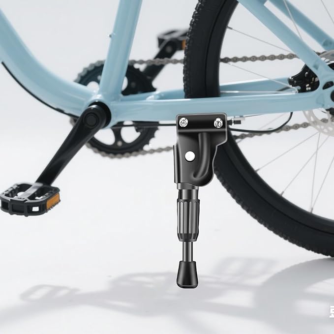 Kids Bike Kickstand Single Leg Kickstand Easy to Install Parking Stand Boys Girls Non Slip Replace Accessories Leg Kick Stand