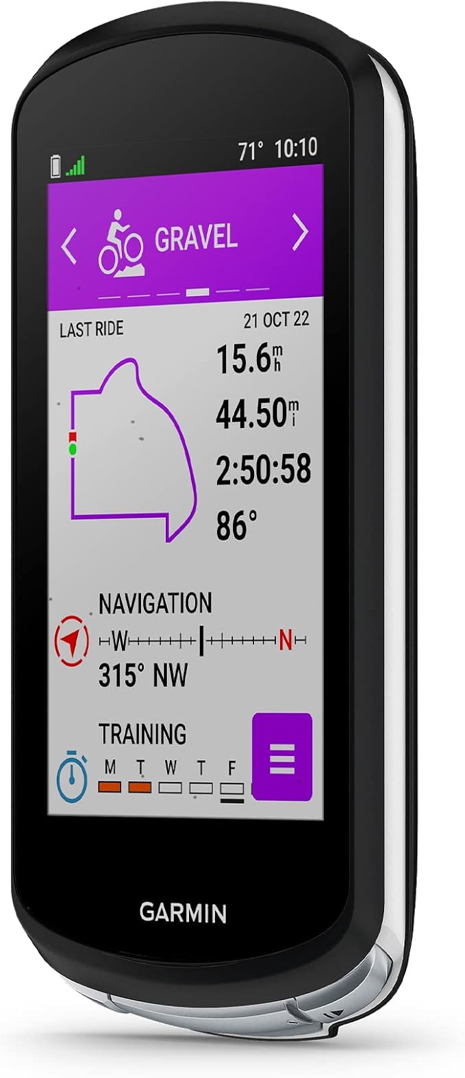 Garmin Edge® 1040 Solar, GPS Bike Computer with Solar Charging Capabilities, On and Off-Road, Spot-On Accuracy, Long-Lasting Battery, Device Only