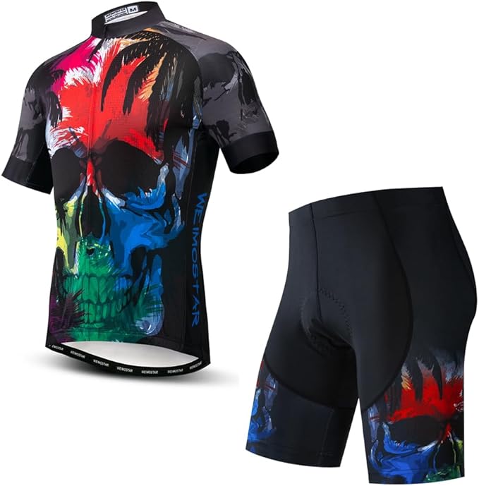 Cycling Jersey Men Set Road Short Sleeve Quick Dry Bike Padded Cycling Clothing Suit Bicycle Wear Summer
