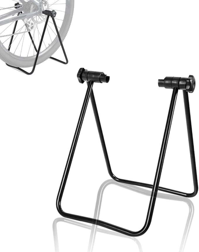 Cocoarm Repair Stand Floor Type Parking Rack Stand Floor Parking Rack Adjustable Height, Foldable Mechanic Repair Rack Stand for Storage