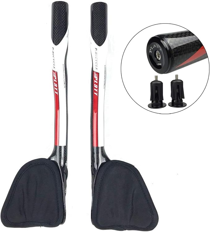 PLATT Carbon TT Handlebar Bicycle Aero Bars Tri Bars Cycling Rest Handlebar for Mountain Bike and Road Bike 31.8mm