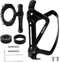 PLATTBK Platt Bike Bottle Cage Mount Aluminium Alloy Bicycle Water Bottle Cage Handlebar/Seatpost Mount for Road Bikes MTB Kids Bike (Black Holder+Mount), US062M