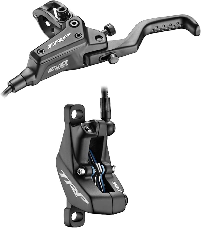 TRP EVO Pro Bicycle Disc Brake | High-Flow 4-Piston Caliber | Strong, Reliable Performance | for MTB, Downhill, Enduro, E-MTB, Trail