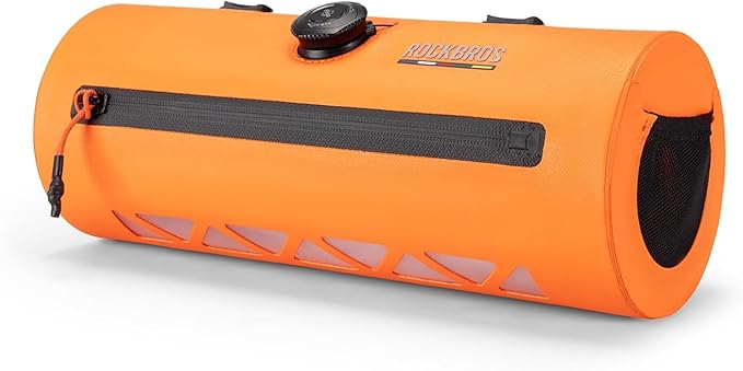 ROCKBROS Bike Handlebar Bag Knob Bike Bag Waterproof Bicycle Front Top Tube Bag 2L Capacity Front Storage Pack Reliable Lightweight for Road Mountain Bike Cycling Travel