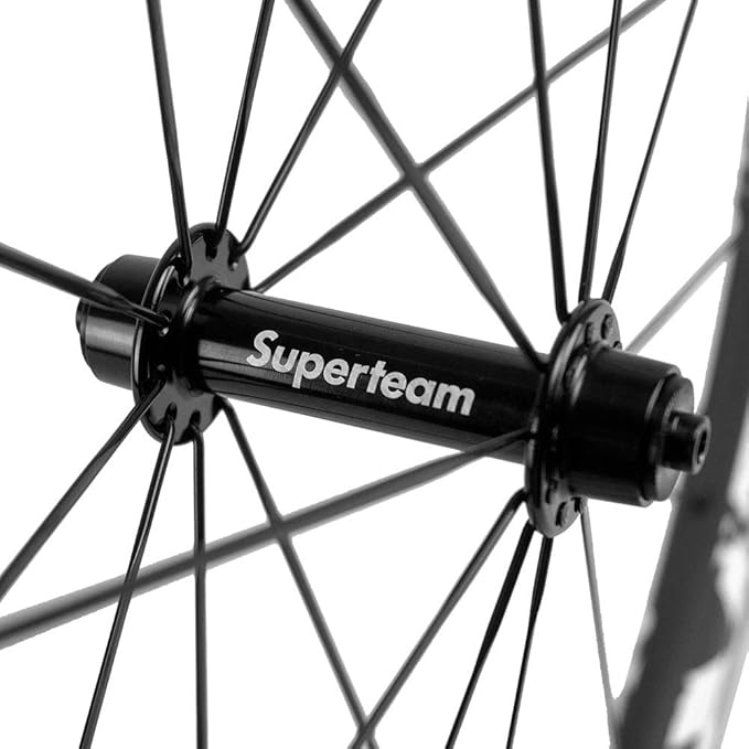 Superteam 50/25mm UD Matte Finish Wheel 700c Carbon Wheelset Clincher (White)