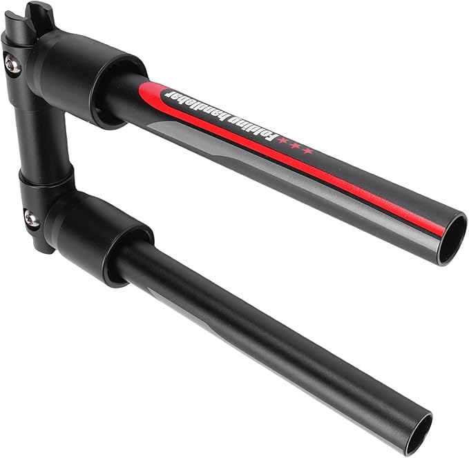 Foldable Bike Handlebar, Quick Release Space Saving Design Durable Aluminum Handlebar for Mountain Bikes Scooters Commuters Travel Urban Riding