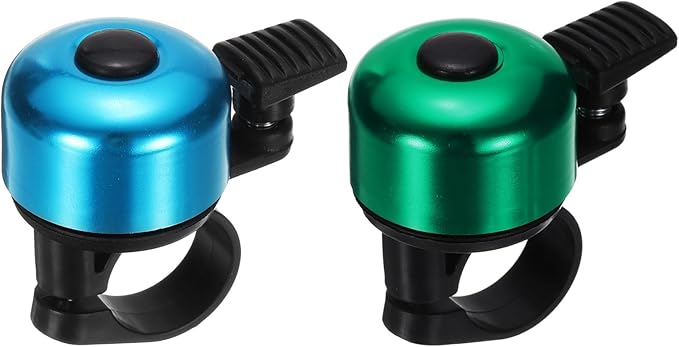 HARFINGTON Bike Bell Mini Bicycle Bell with Loud Crisp Clear Sound Bike Ring Bell Aluminum Bike Accessories