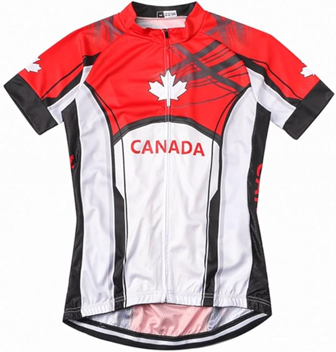 Weimostar Men's USA Cycling Jersey Short Sleeve Biking Shirts Breathable with Pockets