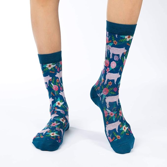 Good Luck Sock Novelty Crew Socks for Adults - For Men, Women and Teens