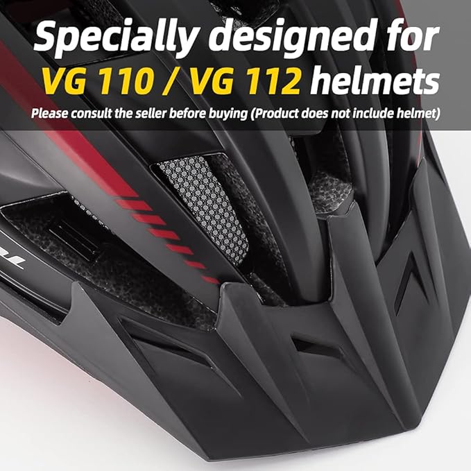 VICTGOAL Removable Bike Helmet Sun Visor for VG110/VG112 Adult Bike Helmet Men Women