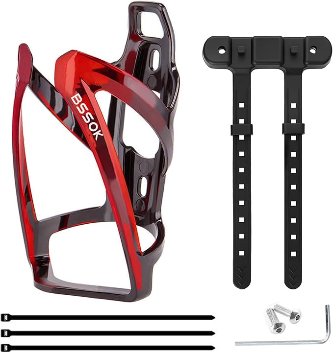 Bike Water Bottle Holder Ultra-Light Bicycle Bottle Cages with Cage Mounting Base for Road MTB Bikes