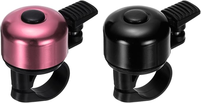 HARFINGTON Bike Bell Mini Bicycle Bell with Loud Crisp Clear Sound Bike Ring Bell Aluminum Bike Accessories