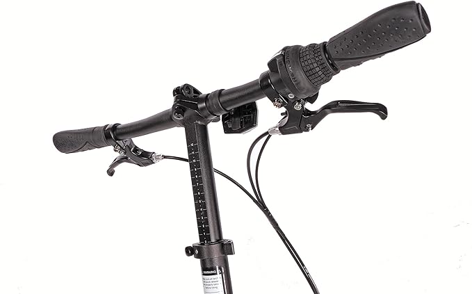 ZiZZO Campo 20 inch Folding Bike with 7-Speed, Adjustable Stem, Light Weight Frame