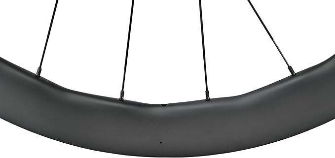POFENG Carbon Fiber Wheelset 700c Disc Brake Road Bike 50/28mm Tubeless Wheels UD Matte