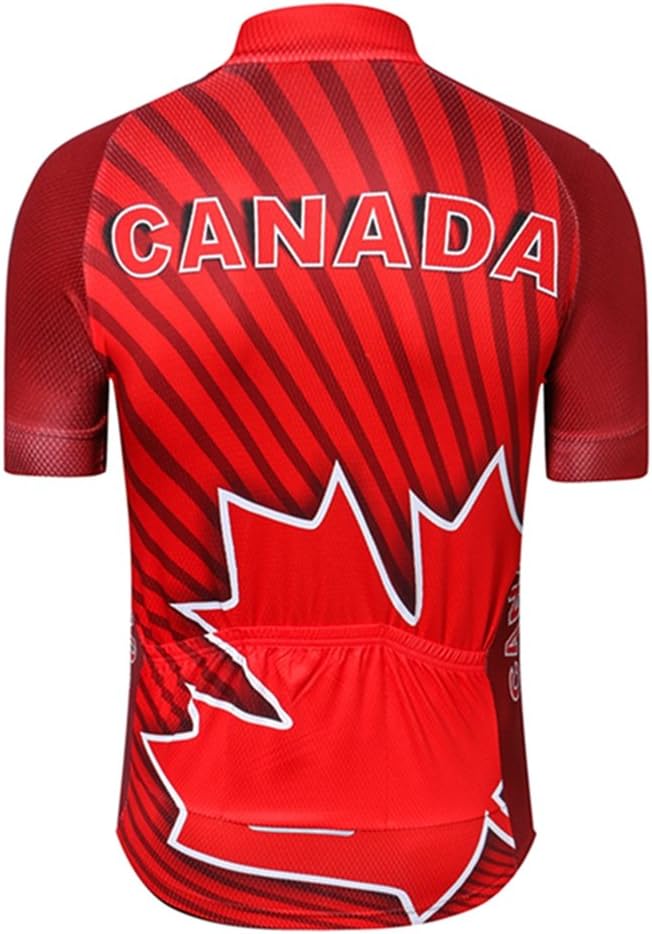 Weimostar Men's USA Cycling Jersey Short Sleeve Biking Shirts Breathable with Pockets