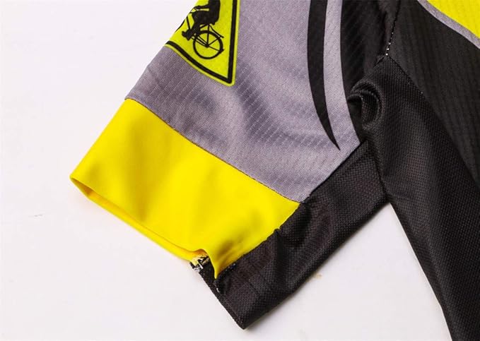 Cycling Jersey Men Full Zip Bike Shirt Racing Top Bicycle Clothing