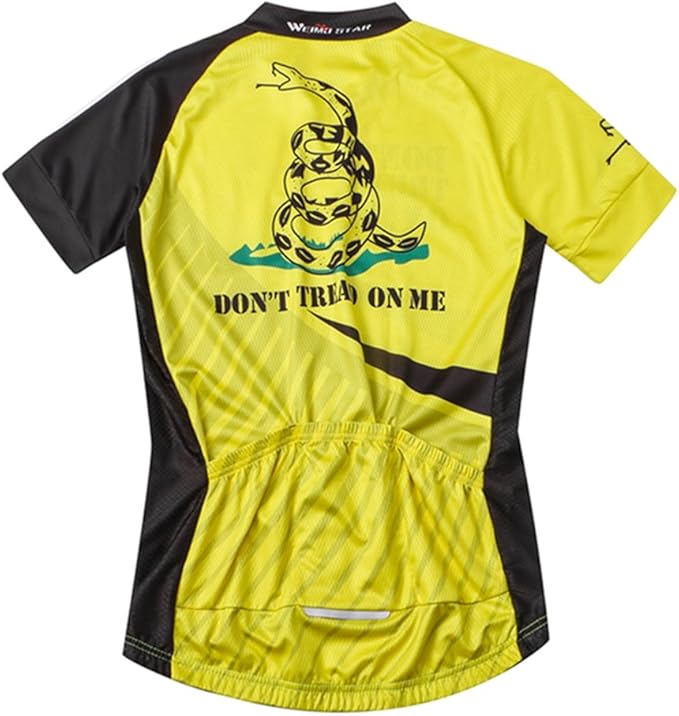 Weimostar Men's USA Cycling Jersey Short Sleeve Biking Shirts Breathable with Pockets