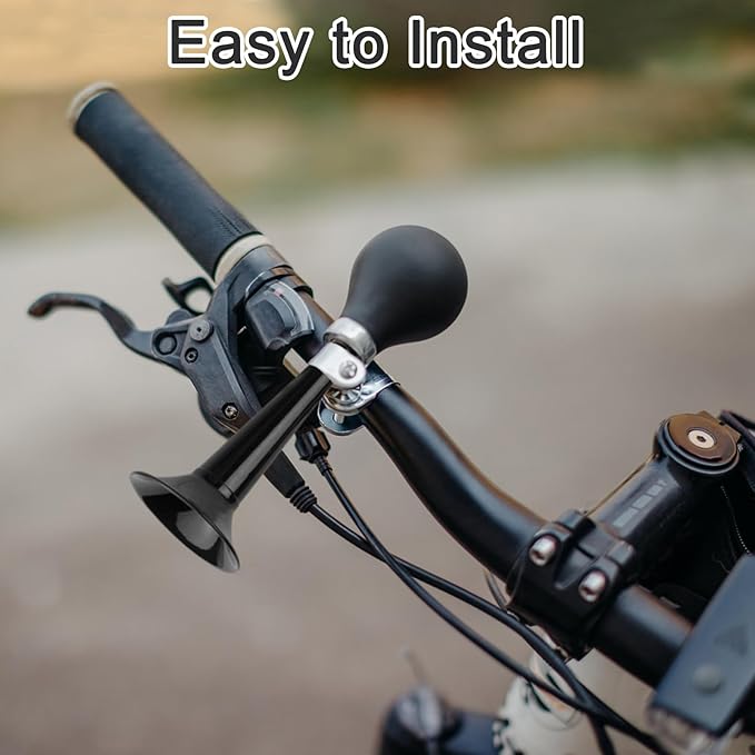 Aluminum Alloy Bike Horn, Loud Bicycle Horns for Kids and Adults,Retro and Easy-to-Install Bicycle Accessories