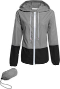Avoogue Raincoat Women Lightweight Waterproof Rain Jackets Packable Outdoor Hooded Windbreaker