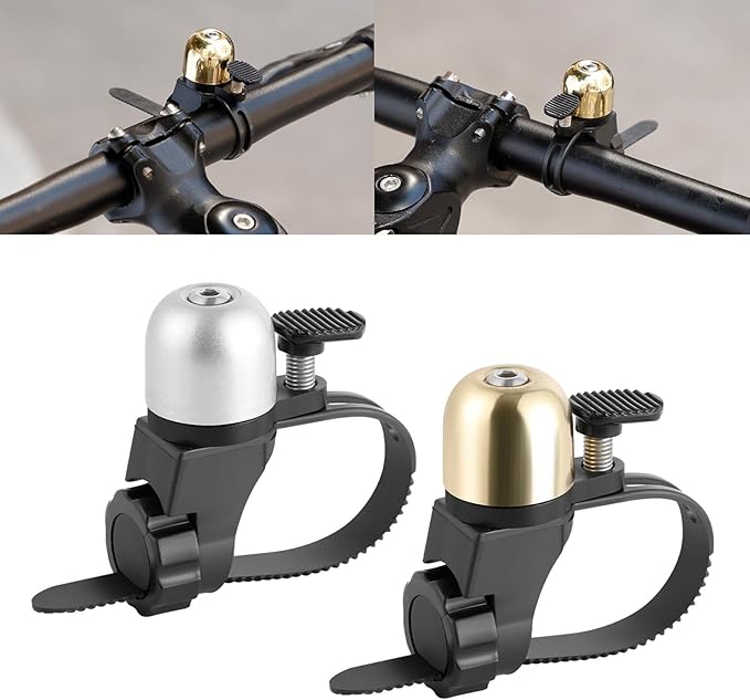 Coppers Bike Bells Classical Bicycles Bells Loud Sound Bike Rings Retro Bicycles Bells for Mountain Road Bike Handlebars Bike Safety Alarm Bicycles Handlebar Horn