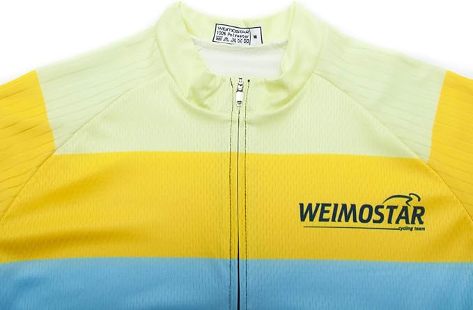 Cycling Jersey Men USA Summer Bike Short Sleeve 3-Pockets Breathable Quick-Dry Shirt S-3XL