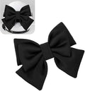 Motorcycle Helmet Bow, Cute Bow Helmet Decoration for Women, Removable Motorcycle Helmet Accessories (Black)