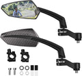 Addmotor Bike Mirrors, 1 Pair Bicycle Mirror Handlebar Mount, 360° Adjustable Rotatable Bike Mirror, HD, Safe Handlebar Rearview Mirror, Bike Accessories Bicycle Mirrors Set(Black)