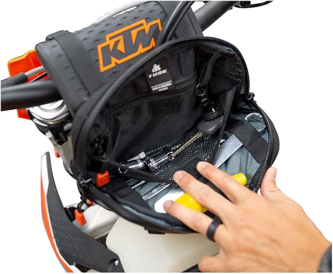 TUSK Handlebar Bag Dirt Bike/Adventure/Snow Bike/ATV/Compatible with SURRON SUR-RON/eBike/MTB/ 2.3L Capacity