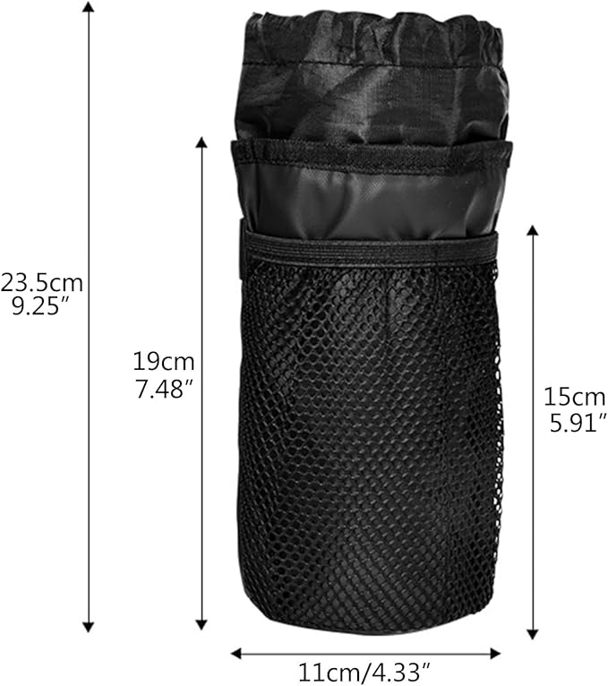 Bike Water Bottle Holder Bag Bike Bag Handlebar Stem Bag Bicycles Cup Drink Holder Insulated Stem Bag Bike Storage Pouch Bike Water Bottle Holder Bag Insulated Drink Cup Holder Handlebar Frame Strap