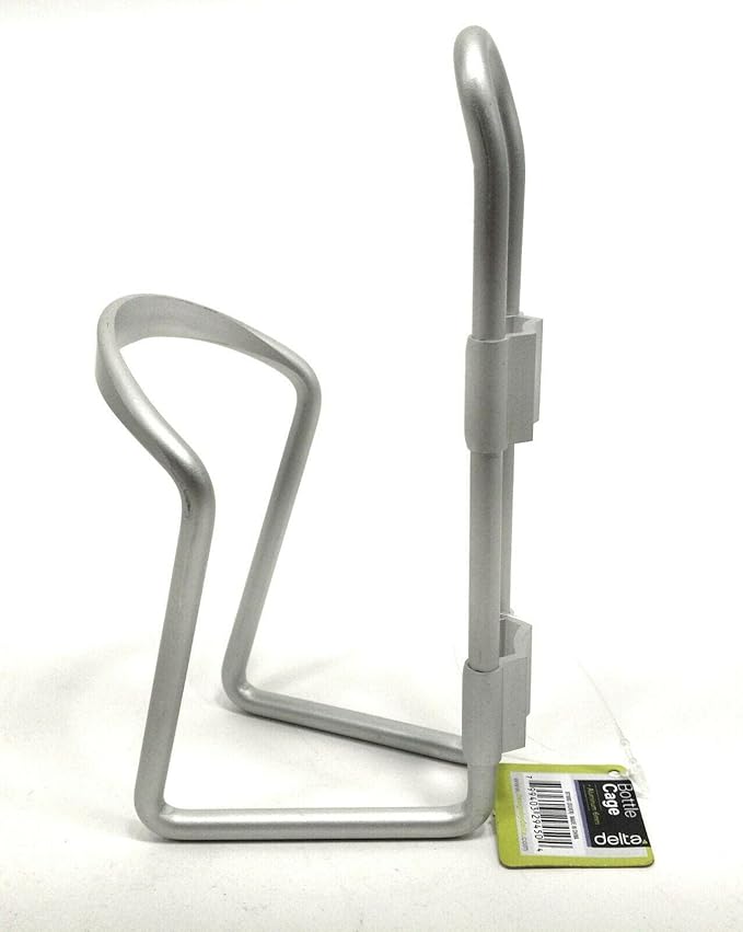 Lightweight Bike Water Bottle Holder by Delta Cycle - Bottle Cage Holder Mount - Compatible with Any Standard Water Bottle - Easy Installation Quickly Mounts to Any Bike