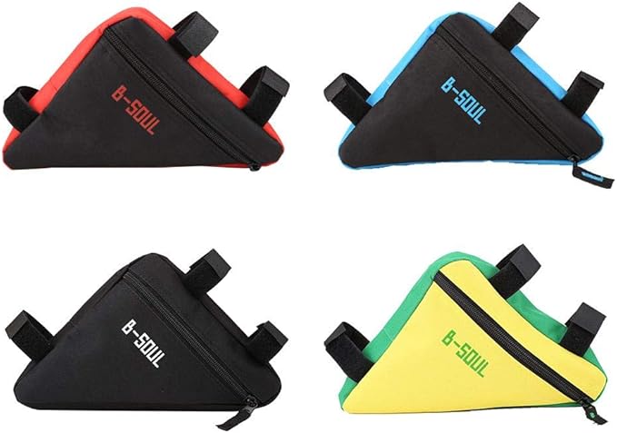 Triangle Bag Waterproof Frame Front Tube Pouch Bag Ox Quick Release Front Saddle Cycling Top Tube Triangle Tool Bag (Black) Bobilife Triangle Frame Bag Front Triangl