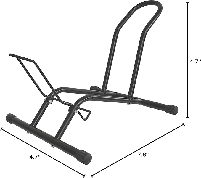 YYDS Bike Stand, Black, Alloy Steel, 3.35 in Wide, Easy to Use, Stable, Compatible with 3.35 in Tires, No More Worries About Bike Parking