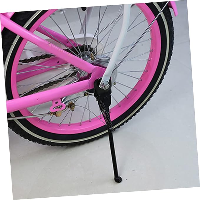 Toyvian Kids Adjustable Bike Kickstand Aluminum Alloy Side Support for Balance Bikes Foot Support Bracket for Children and Outdoor Use